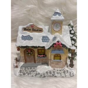 Precious Moments Hawthorne Village "Precious Rails Train Station"